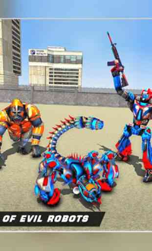Scorpion Robot Transforming & Shooter-Spiele 1