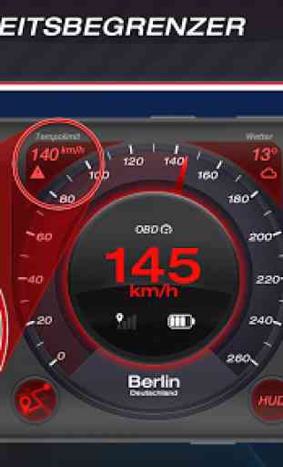 Speedbot. Gratis-Tachometer GPS/OBD2 2