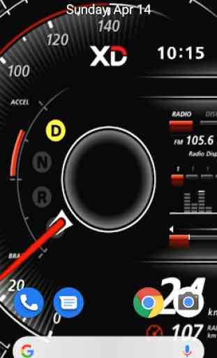 Speedometer Car Dashboard Video Wallpaper 1