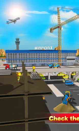 Stadt Erbauer - Flughafen Bau Simulator Spiel 2