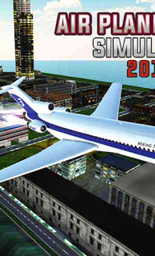 Stadt Pilot Flugzeug Flight Simulator Spiel 2017 1