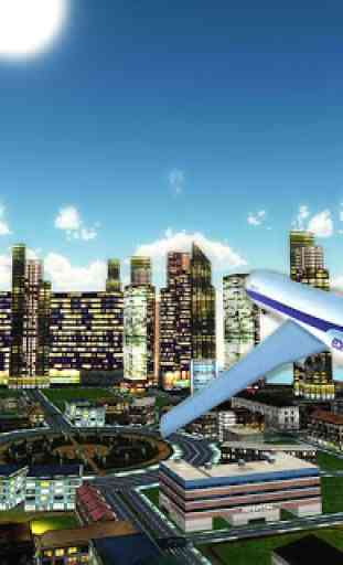 Stadt Pilot Flugzeug Flight Simulator Spiel 2017 3