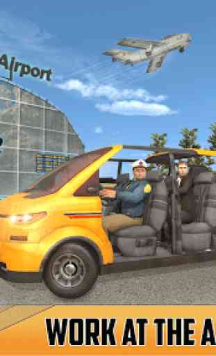 Stadtverkehr Taxi Autofahren: Airport Taxi Games 4