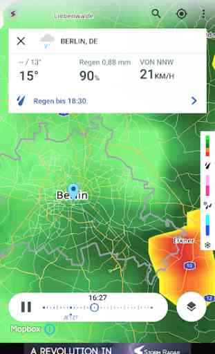 Storm Radar: Wetterkarte 1