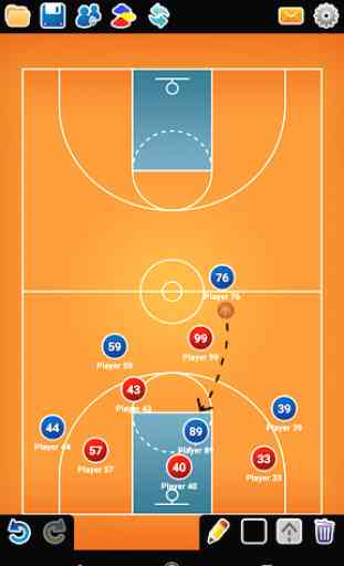 Taktikboard für Basketball 1