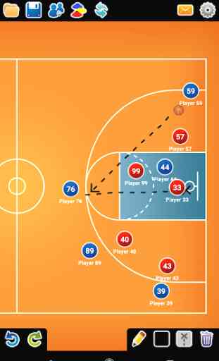 Taktikboard für Basketball 3