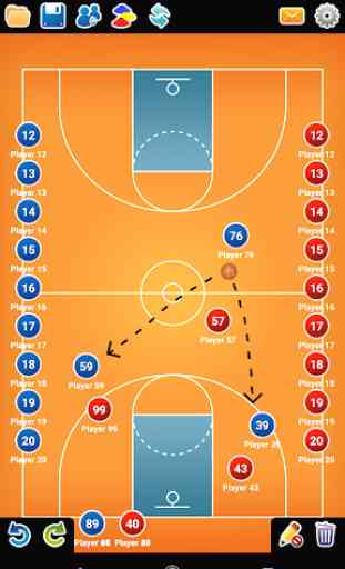 Taktikboard für Basketball 4