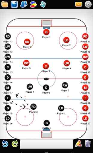 Taktikboard für Hockey 4