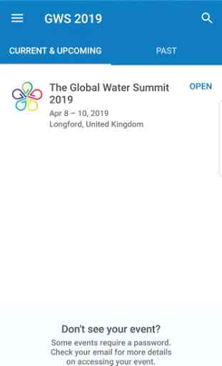 The Global Water Summit 2019 1