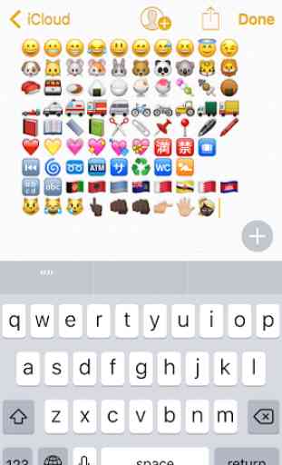 Thema für iPhone 8 Emoji Tastatur 1
