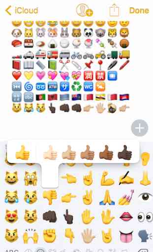 Thema für iPhone 8 Emoji Tastatur 3