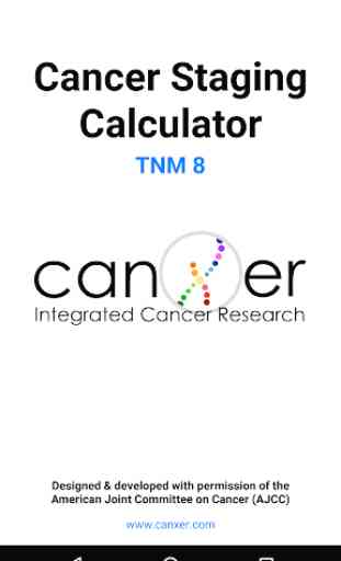 TNM Cancer Staging Calculator 1