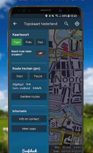 Topokaart Nederland - Wandelkaarten, offline, GPS 2