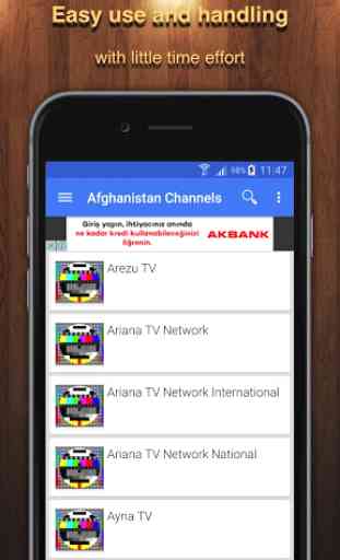 TV Afghanistan Kanaldaten 1