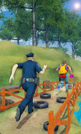 US Police Street Chase Runner 1