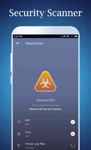 ViroClean Security - Antivirus Scan & Cleaner App 1