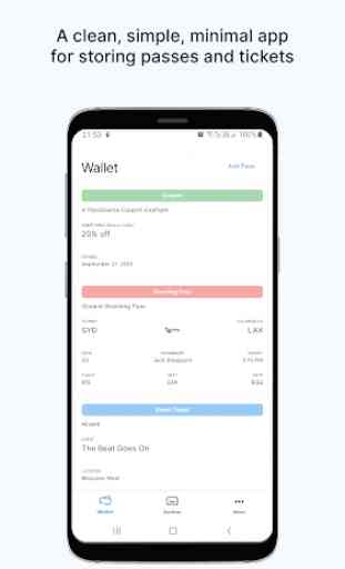 Wallet - Passbook Passes on Android 1