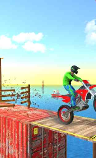 Water Games 3D: Stuntman Bike Water Stunts master 4