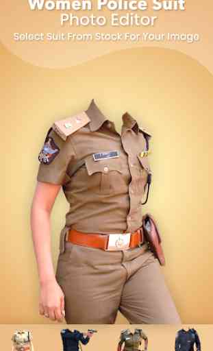 Women Police Suite Photo Editor 1