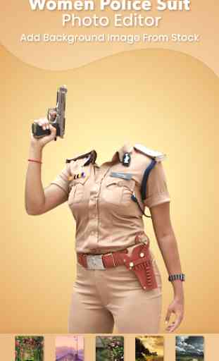 Women Police Suite Photo Editor 2