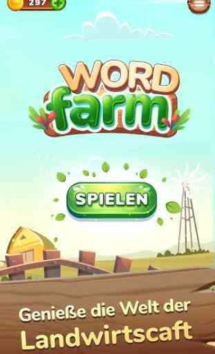 Wort Bauernhof - Wortsuche Spiel Deutsch 1