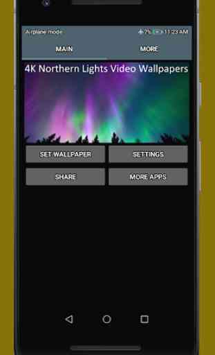 4K Northern Lights Video Live Wallpaper 3