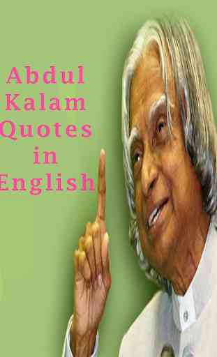 Abdul kalam quotes - English 3