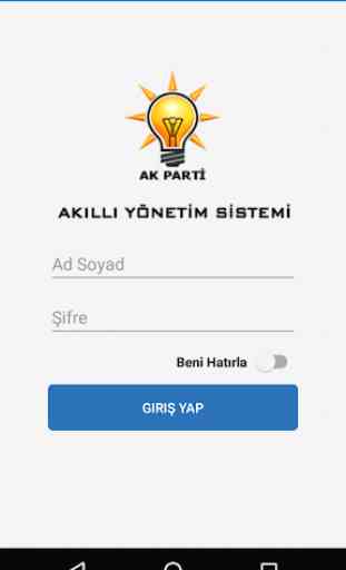 AK Parti Antalya İl Bşk. Akıllı Yönetim Sistemi 1