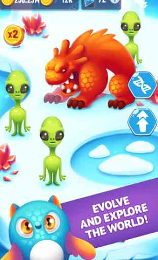 Alien Evolution Spiele: Alien-Welt Clicker 2