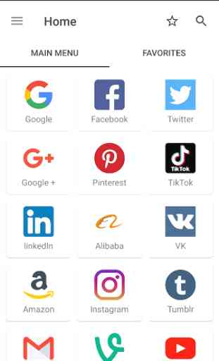 Alle sozialen Medien, Netzwerk in einer App. 1