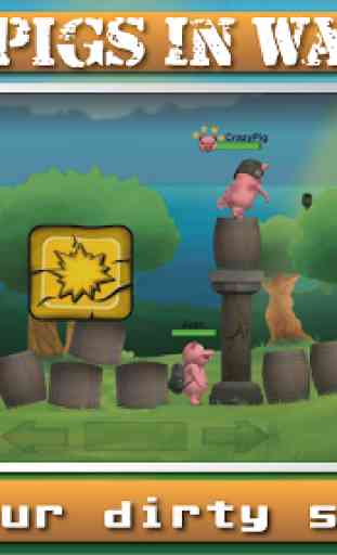 Angry  Pigs In War Strategy offline Games 2