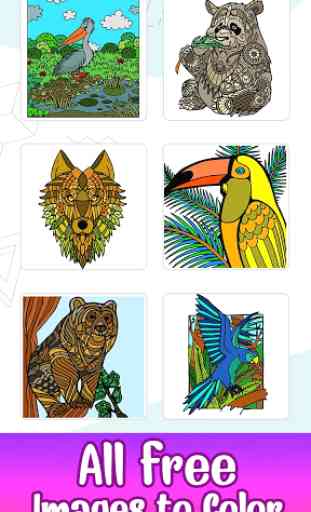 Animals Color by Number: Coloring, Paint by Number 1