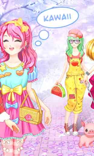 Anime und Kawaii Ankleidespiel 1