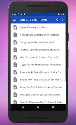 Anxiety Symptoms 2