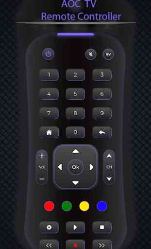 AOC TV Remote Controller 1