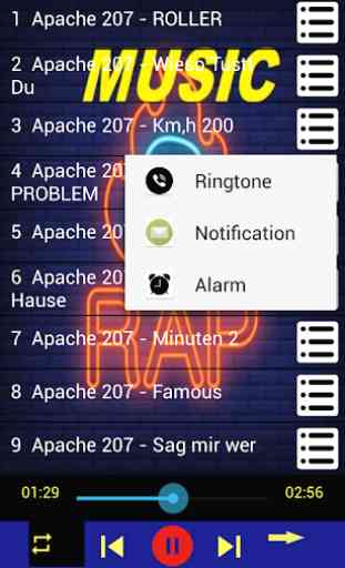 Apache-207 songs ohne internet/Lieder 2