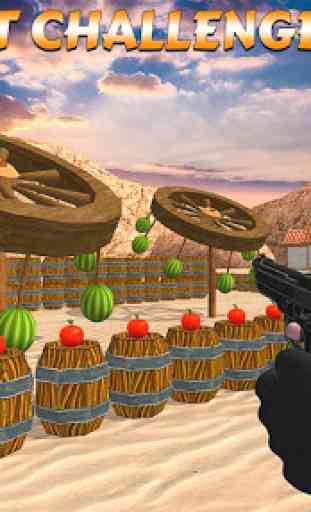 Apfel Ziel schießen: Wassermelone Shooting Game 3D 3