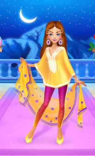 Arabische Prinzessin Anziehen 1