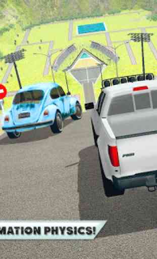 Autounfall-Fahrsimulator: Beam Car Jump Arena 1