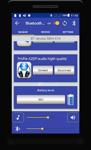 Bluetooth Audio Widget Battery 2
