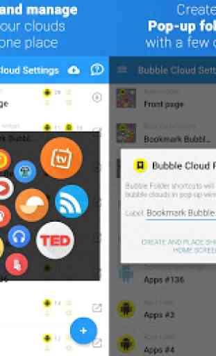 Bubble Cloud Widgets + Mappe (Handys/Tabletten) 4