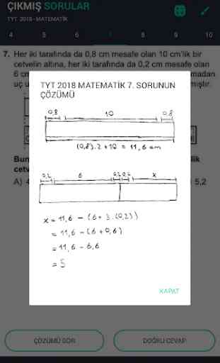 Çıkmış Sorular ve Çözümleri - Matematik 2