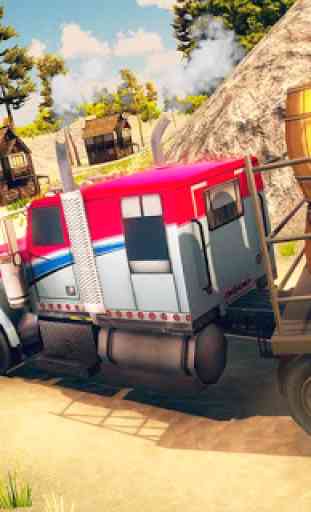 cargo delivery truck driver - Offroad-Truck-Spiele 2