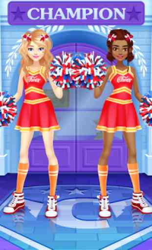 Cheerleader Ankleidespiel 1