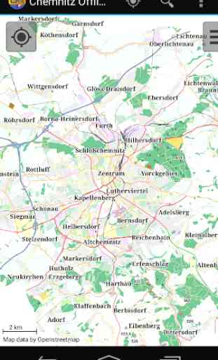 Chemnitz Offline Stadtplan 1