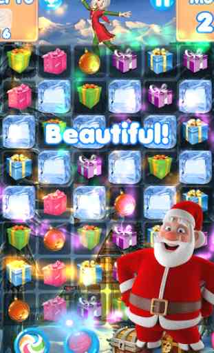 Christmas Crunch❄️ match 3 games & candy puzzle 2