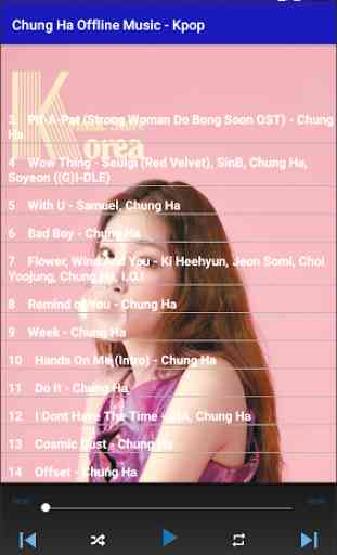 Chung Ha Offline Music - Kpop 2
