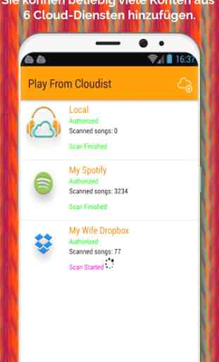 Cloudist - Cloud-Musik-Player 2