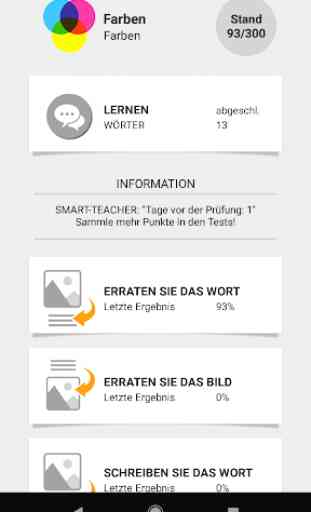 Deutsche Wörter lernen mit Smart-Teacher 2