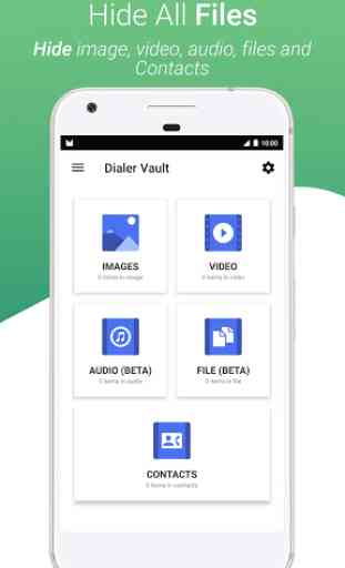 Dialer Vault - VaultDroid Hide Photo Video OS 10 3